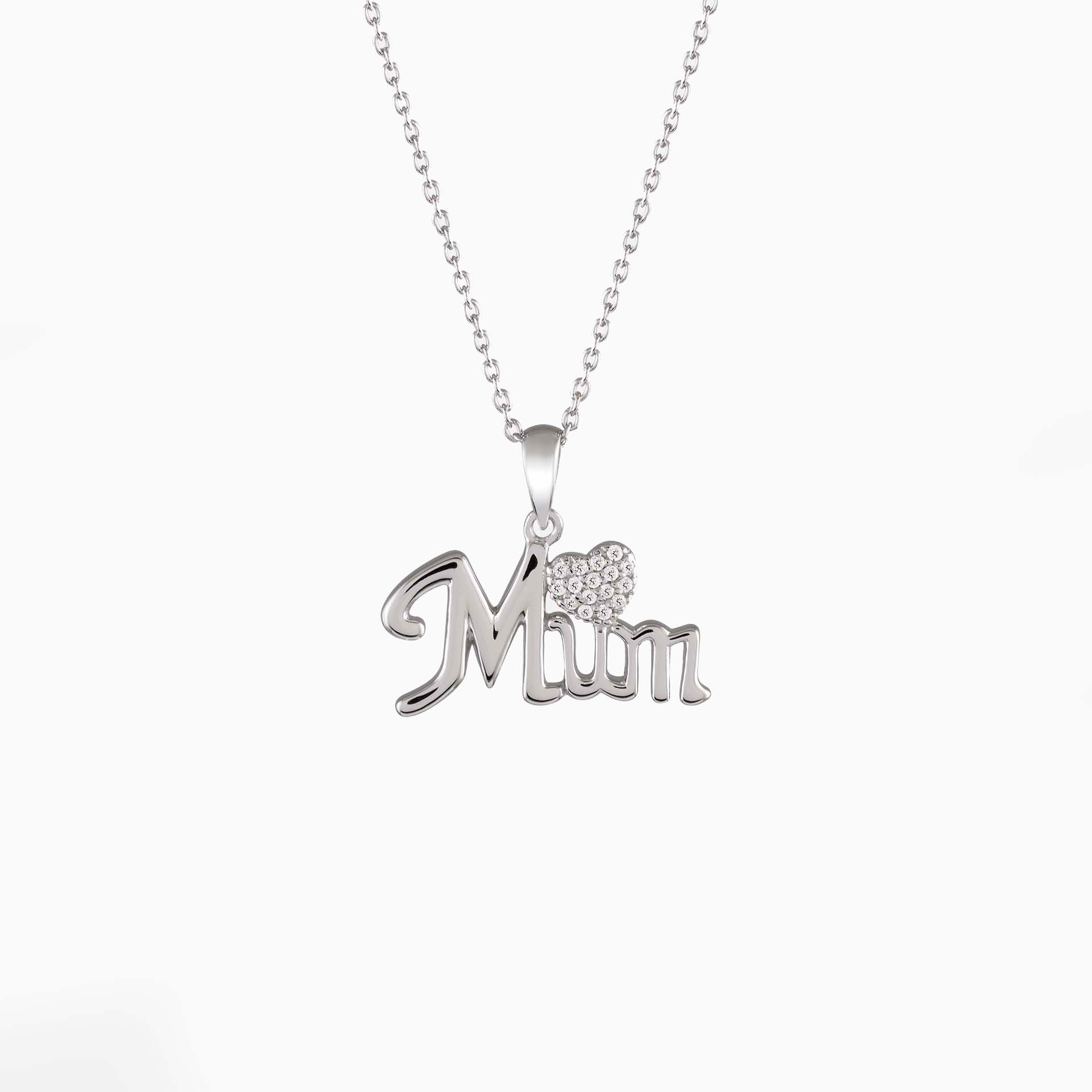 Colar Prata Unike Mum Silver