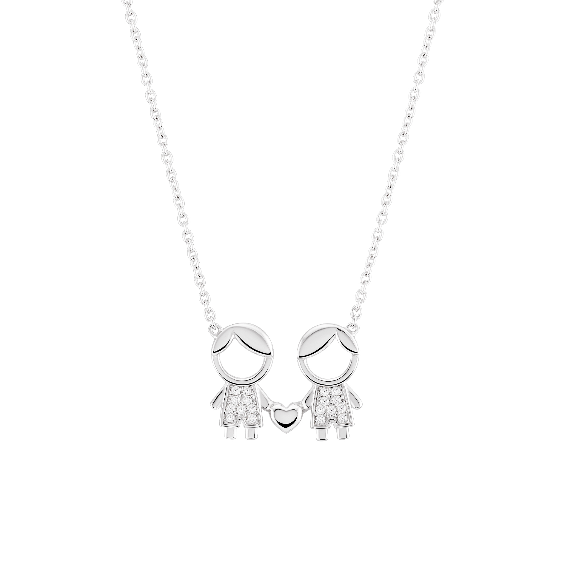 Colar Prata Unike Mum Boy & Boy