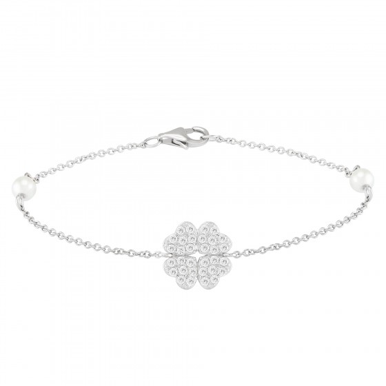 Pulseira Unike Classy Clover Pearls