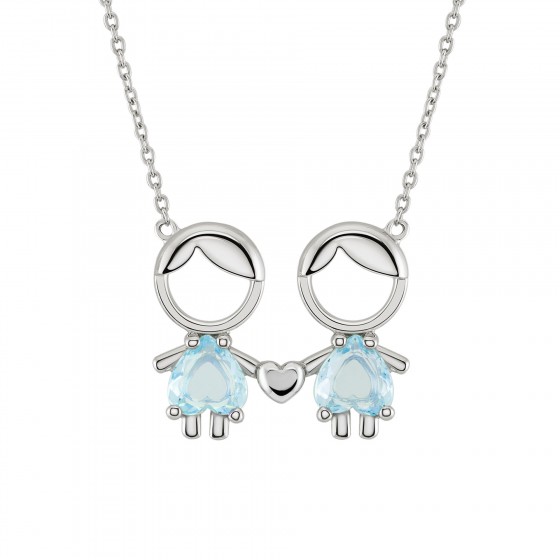 Colar Unike Mum Boy & Boy Blue