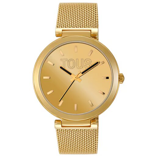 Relógio Tous S-Mesh Mirror IPG Esfera Dourado