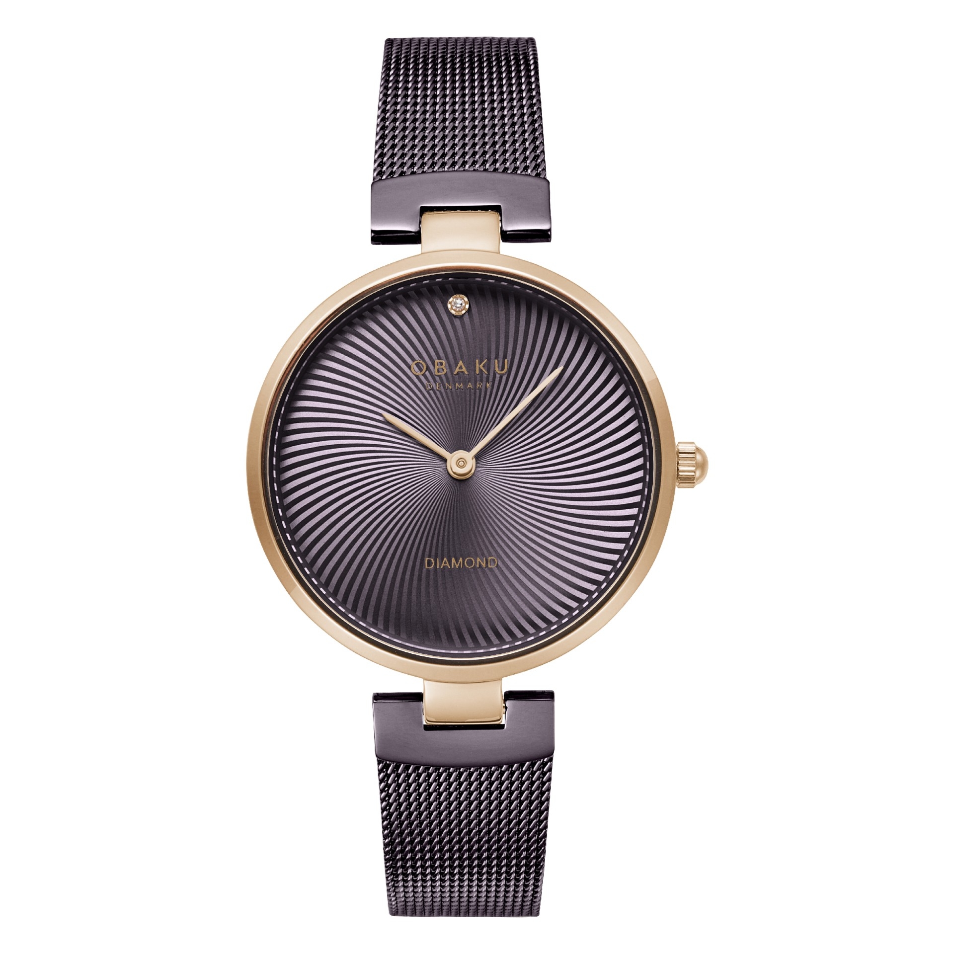 Relógio Obaku Diamant Walnut Ameixa