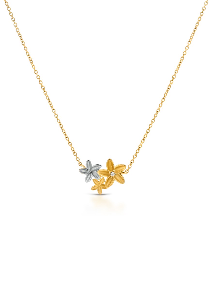 Colar One Fleur Bicolor