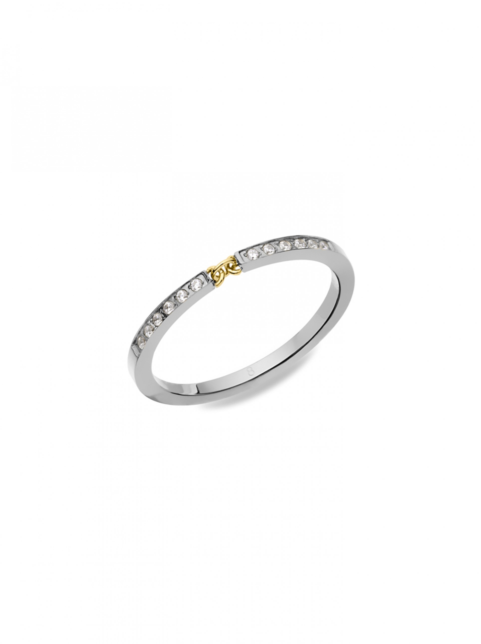 Anel One London 23 Silver